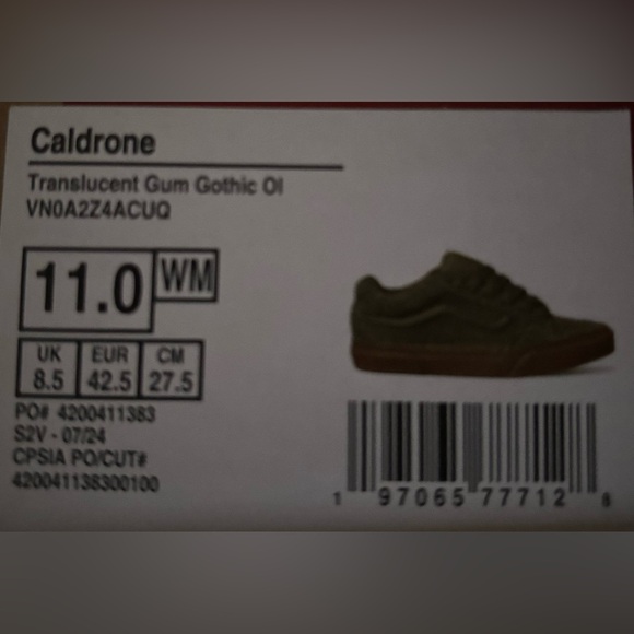 Vans Caldrone Suede Women’s Shoes - Picture 10 of 15